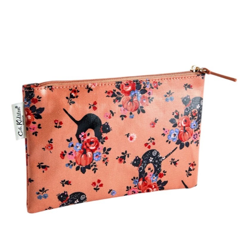 Cath Kidston Female Zip Purse Scaredy Cat Orange