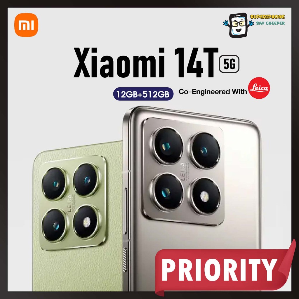 Xiaomi 14T(12+512GB)5G สมาร์ทโฟนแห่งการถ่ายรูปที่คุณต้องหลงไหล