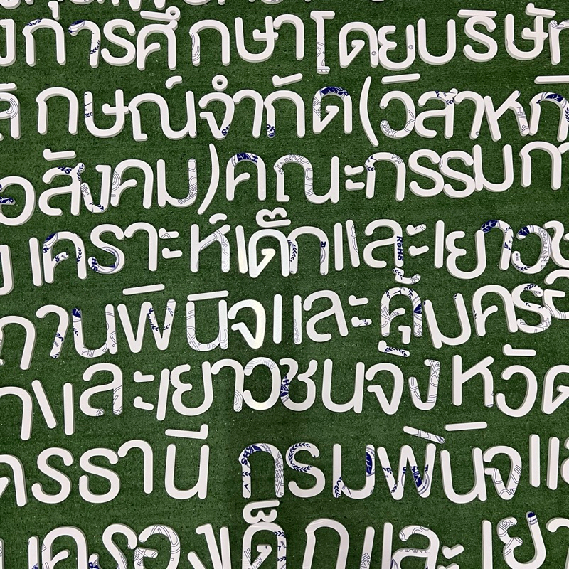 ตัวอักษรพาสวูด ตัดตามแบบ หนา 10 มิล สนใจสั่งซื้อทักแชท - รูปที่ 2
