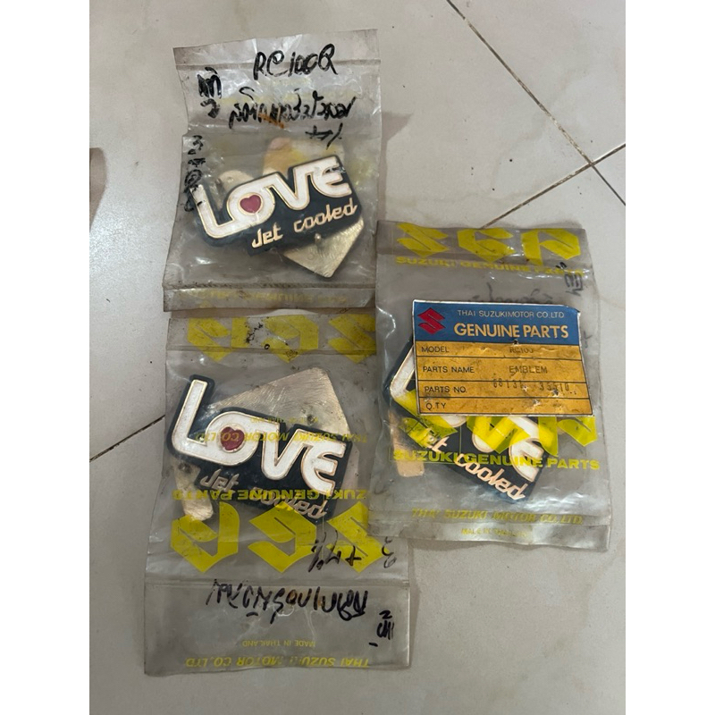 โลโก้Love แท้สีเงินและทองRCรุ่นกุญแจบน