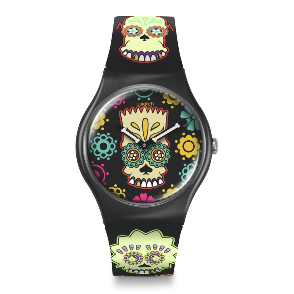Swatch นาฬิกาผู้ชาย D'OH OF THE DEAD รุ่น SO29Z135