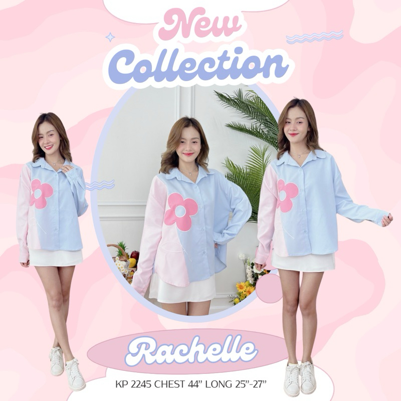 ✨Flower Shirt  เสื้อเชิ้ตเเขนยาว ปักดอกไม้🌺