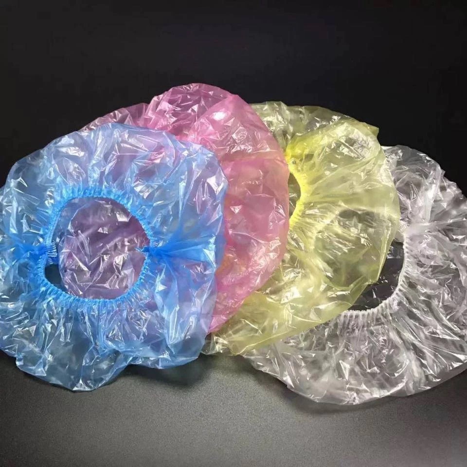 หมวกคลุมผมอาบน้ำ มีสี ใส ใช้กับแม่บ้าน ใช้ในโรงแรม คุณภาพดี ไม่ขาด
