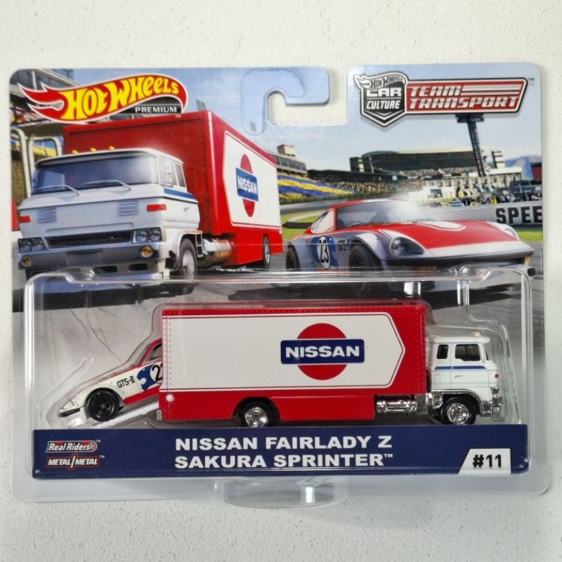 Hot wheels รุ่น Nissan FairladyZ Sakura sprinter (ล้อยาง)