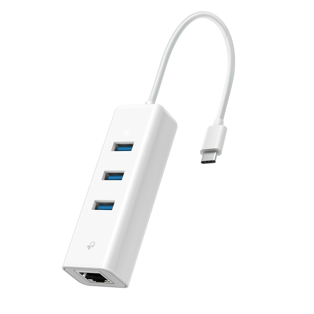 TP-LINK (UE330C) USB Type-C 3-Port Hub & Gigabit Ethernet Adapter