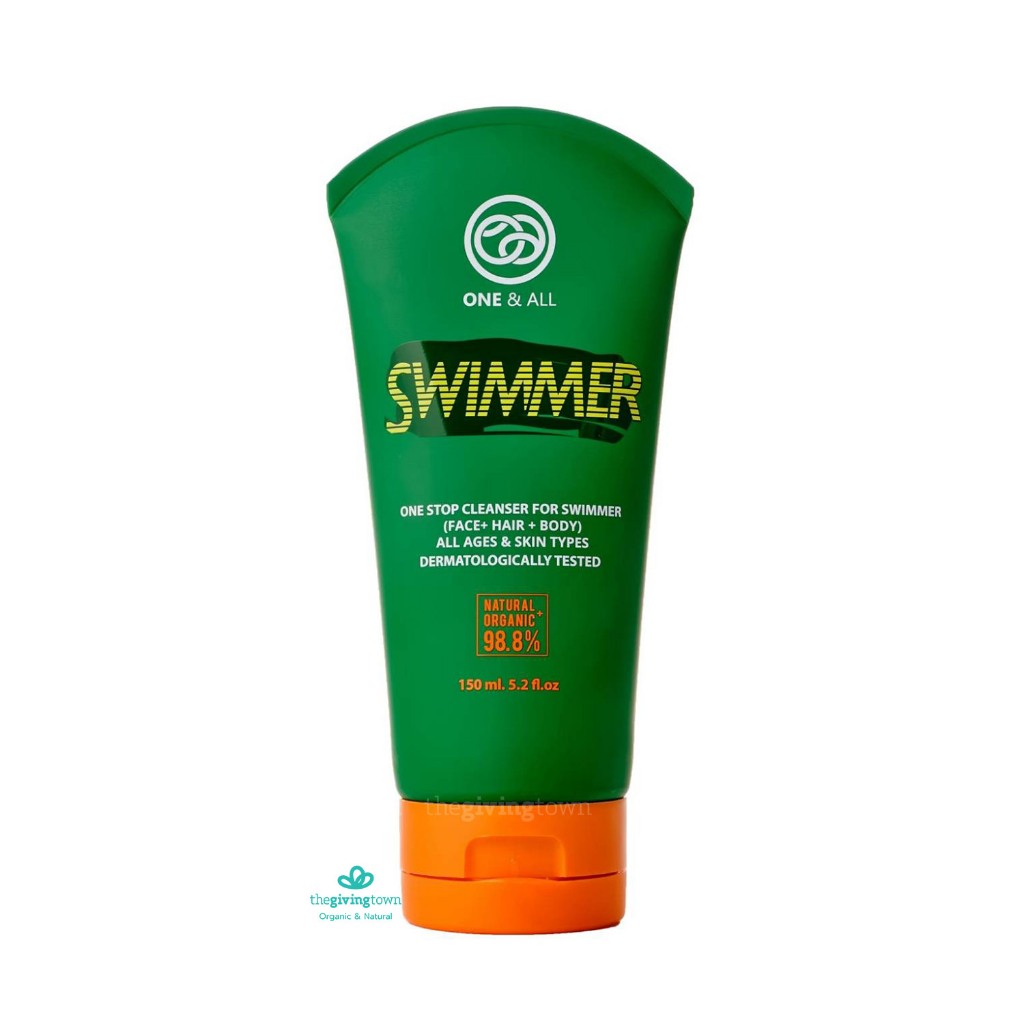ONE & ALL One Stop Cleanser For Swimmer คลีนเซอร์ เจลอาบน้ำสระผมล้างหน้า นักว่ายน้ำ One and All