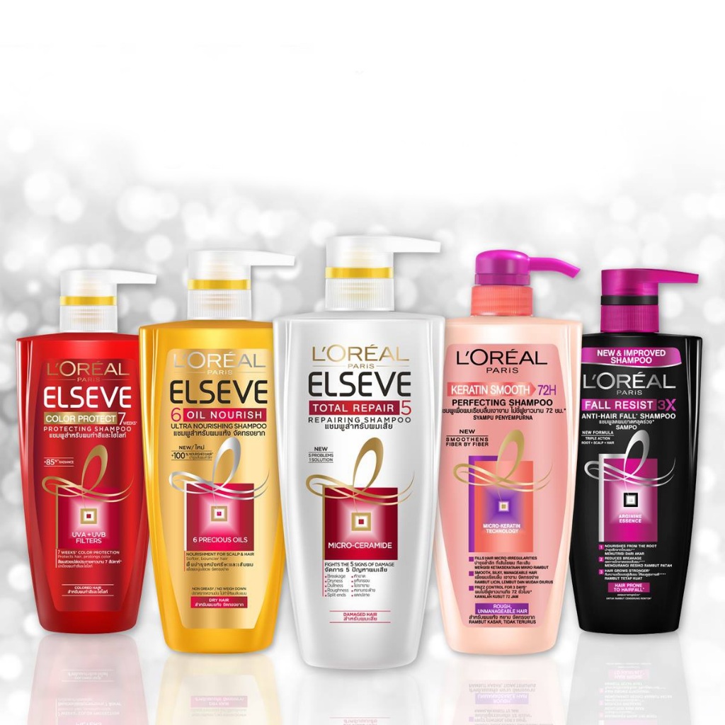 แชมพู L’OREAL ELSEVE SHAMPOO ลอรีอัล แอลแซฟ แชมพู ขนาด 410 มล.