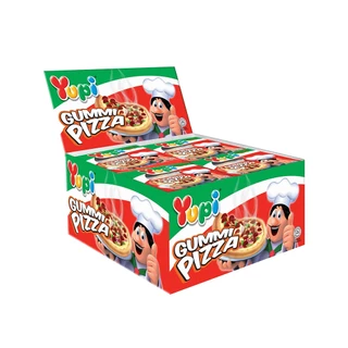 [แพ็ค 12 ชิ้น] Yupi Gummi pizza ยูปี้ กัมมี่พิซซ่า 14ก.