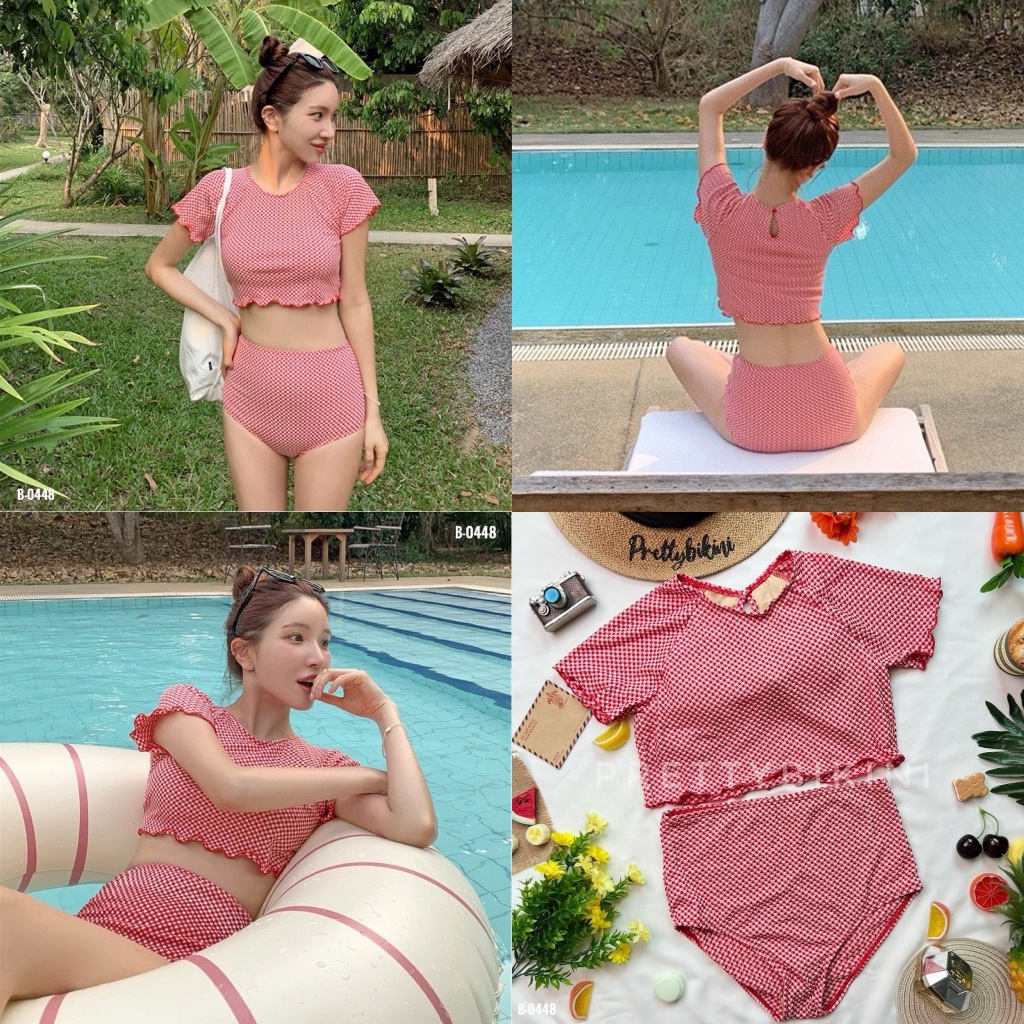 B-0448👉 Two Pieces เกาหลีเกาใจ น้องน่ารักสดใสหนักมากกกอีกแล้วค่ะ