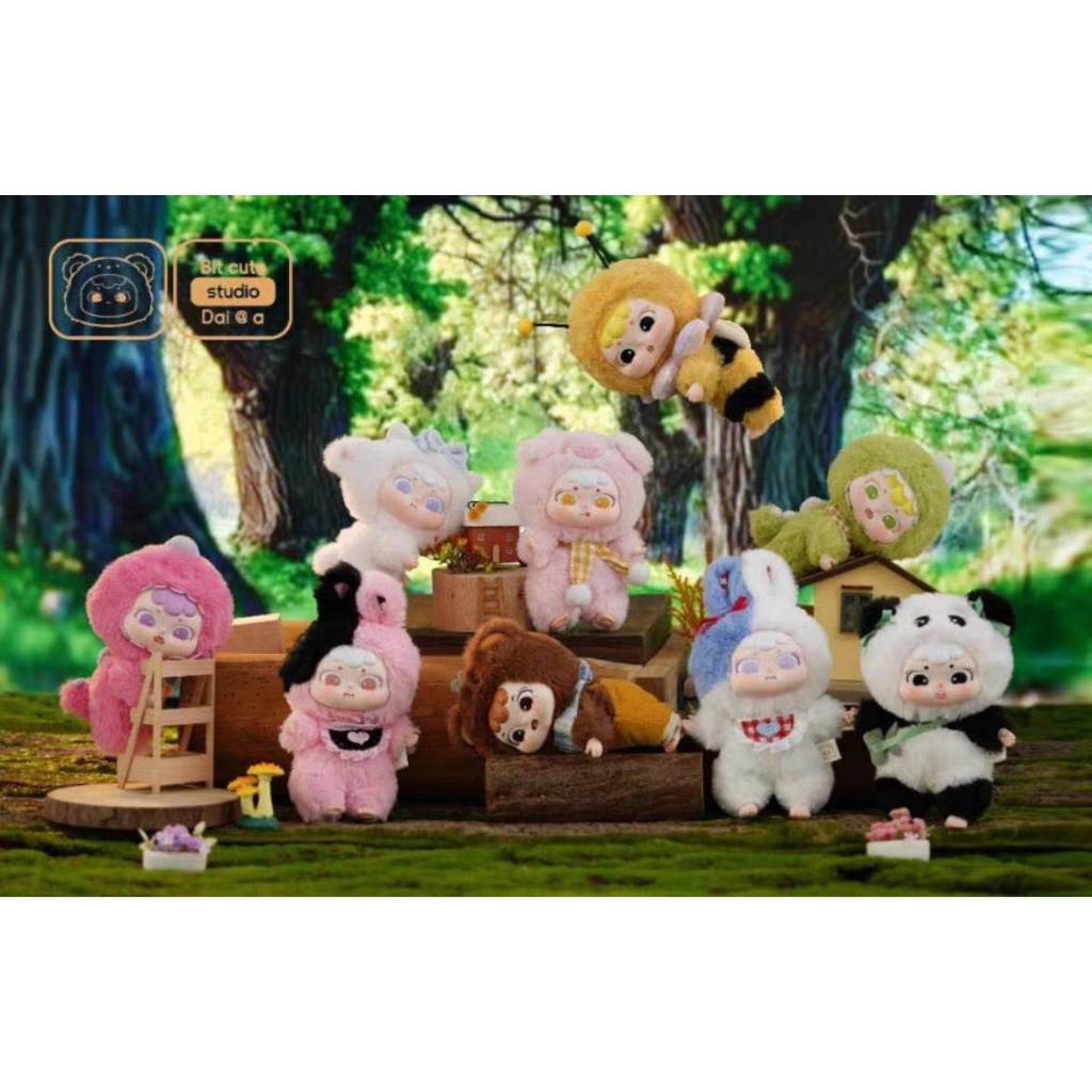 พร้อมส่งในไทย !! กล่องสุ่ม กล่องจุ่ม ยกบล็อก A Bit Cute Studio Dai's Animal Crazy Party ของแท้100% มีหน้าร้าน
