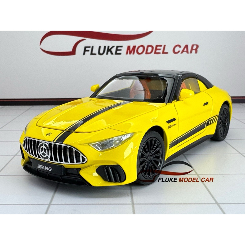 [ มีส่งแบบด่วน ] โมเดลรถ Benz SL63 AMG 1:22 🔥 เปิด-ปิดประทุนได้ 🔥 โมเดลรถเหล็ก เทียบเท่า 1:24