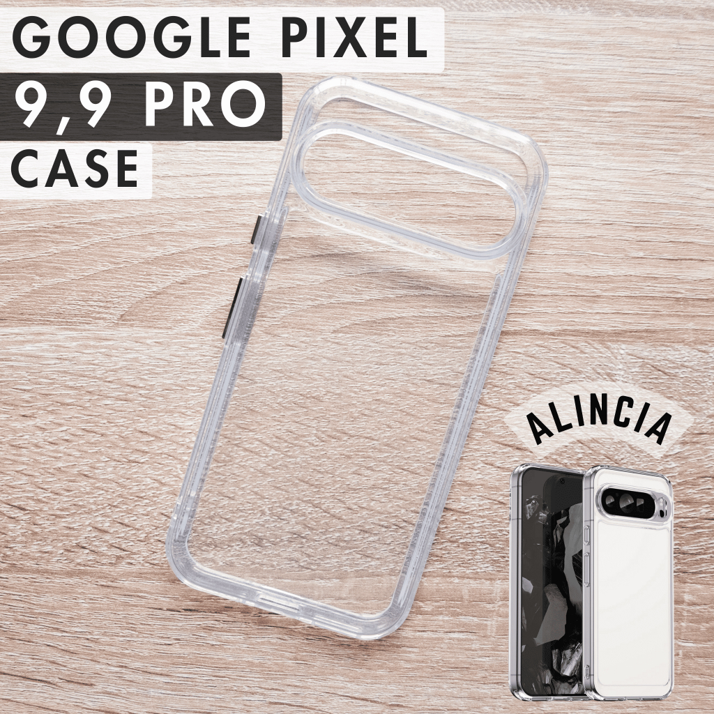 ALINCIA - เคสสำหรับ Google Pixel 9 , 9 Pro รุ่น เคสใส