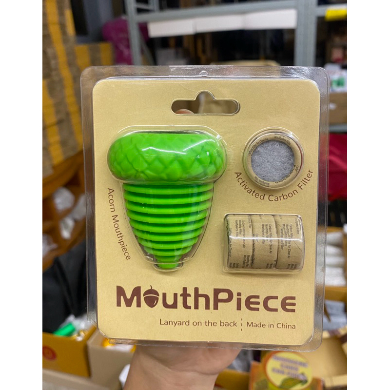 เม้า พีท พร้อม กรอง 4 อัน สายห้อยคอ ครบๆ ｛ mouth piece } ส่งไว 1- 2 วัน