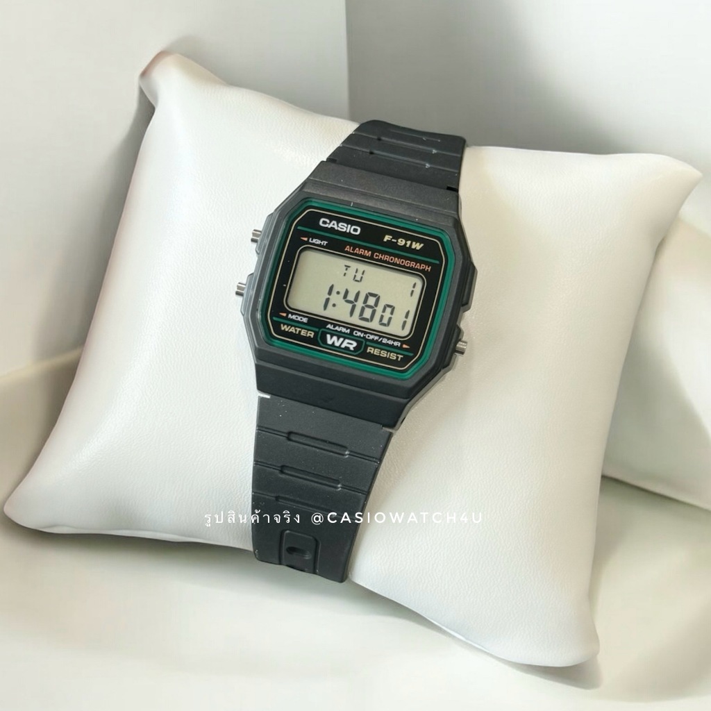 CASIO นาฬิกาข้อมือ ของแท้ รุ่น F-91W-3DG / F-94WA-9 / F-91WM / F91 ประกันศูนย์เซ็นทรัล cmg
