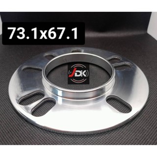 แผ่นสเปเซอร์รองล้อแบบมีบ่า ขนาด73.1×67.1 ราคาต่อ1แผ่น