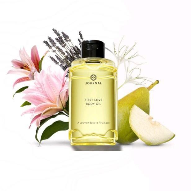 A Journal Body oil บอดี้ออยล์ กลิ่น First Love The Legacy , Nang Ram และอีก 4กลิ่น ขนาด 5ml. - 50ml.