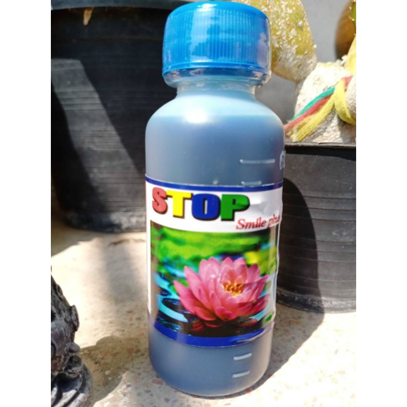 B-STOPปรับน้ำใสในอ่างบัว  ฆ่าหอยในอ่างบัว 50cc
