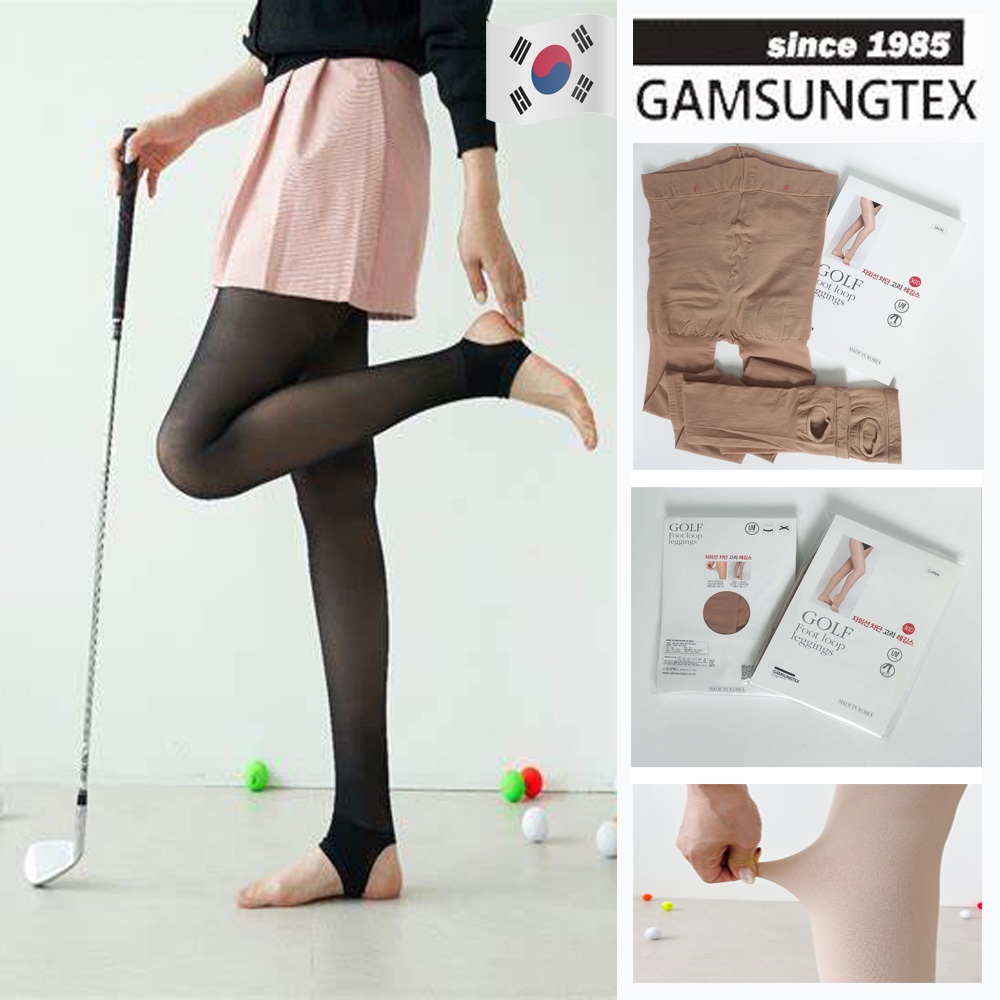 สต็อกกิ้ง ถุงน่องกอล์ฟ ป้องกันรังสี UV จากแสงแดด GOLF FOOT LOOP 30D Stockings 9 BU - Love Green