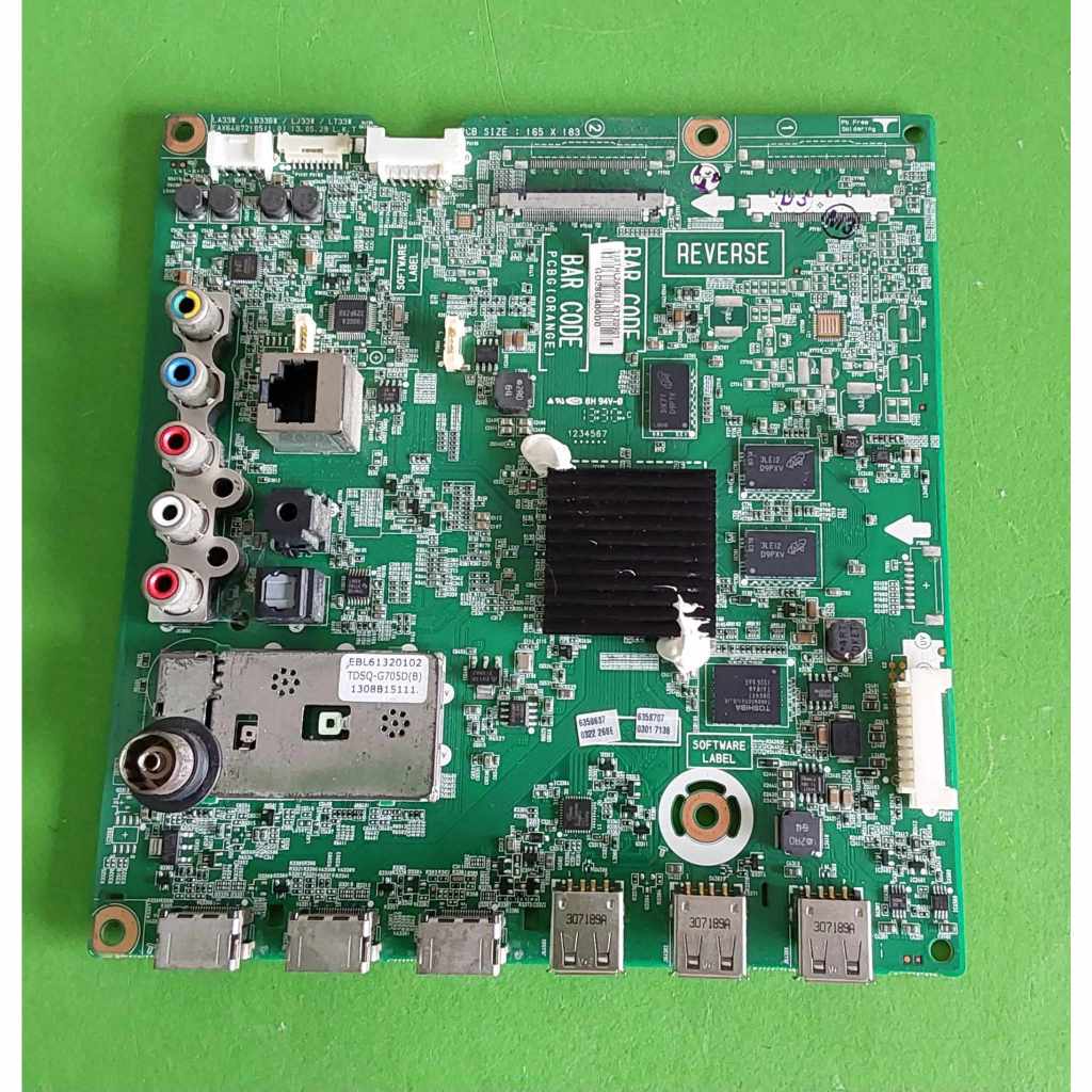 Main Board เมนบอร์ด LG TDSQ-G705D ใช้ในรุ่น 42LN570T47LN570T50LN570T55LN570T รับประกัน 30 วัน อะไหล่