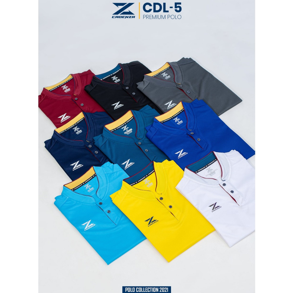 เสื้อโปโล(คอจีน)  CADENZA รุ่น CDL-5