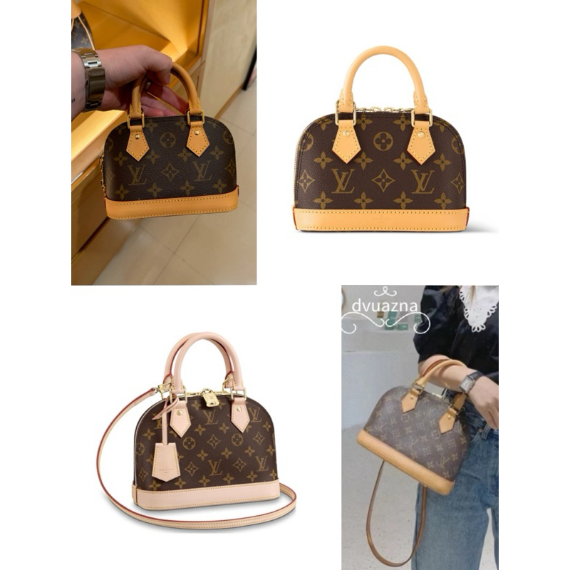 🔥 ของแท้ 𝕃𝕠𝕦𝕚𝕤 𝕧𝕦𝕚𝕥𝕥𝕠𝕟/LV Alma BB Shell Bag Handheld Shoulder Crossbody Bag