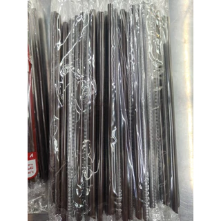 หลอดปลายแหลม 6 มิล ห่อฟิล์ม ตรา ปลาคาร์ฟ ยก 5 แพ็ค(500 เส้น) มี3 สีให้เลือก