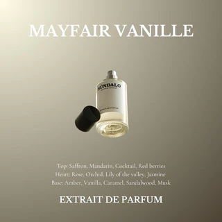 SUNDALO MAYFAIR VANILLE SIZE 50ML.
