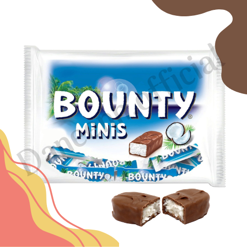 Chocolate BOUNTY minis 333g ช็อคโกแลตสอดไส้มะพร้าว มี 11 ชิ้น BBF.05/07/2026
