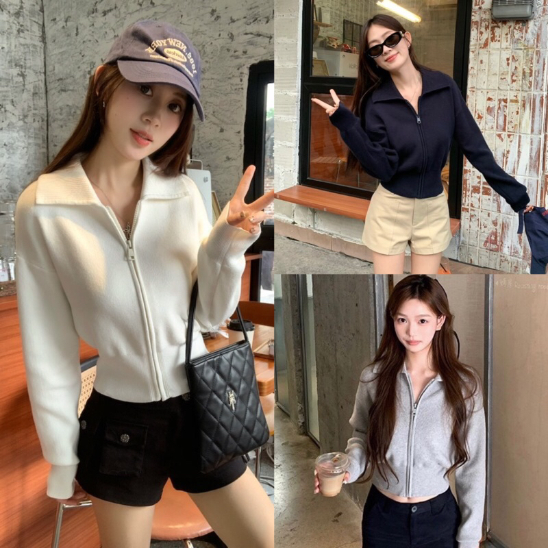 เสื้อแขนยาวไหมพรมรุ่น 2376 TAG:WG.WE