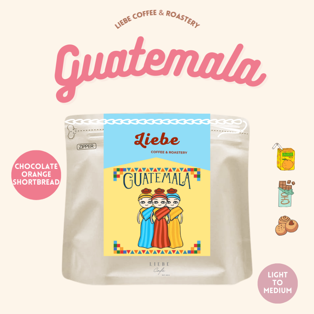 เมล็ดกาแฟ Chocolate Orange Shortbread เมล็ดกาแฟ Guatemala Huehuetenango < Light - Medium Roast >