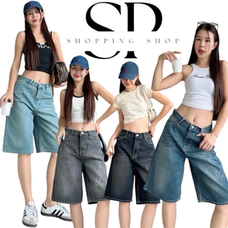 กางเกงยีนส์ผู้หญิง ขาสั้น 5ส่วน ผ้าไม่ยืดyam’J