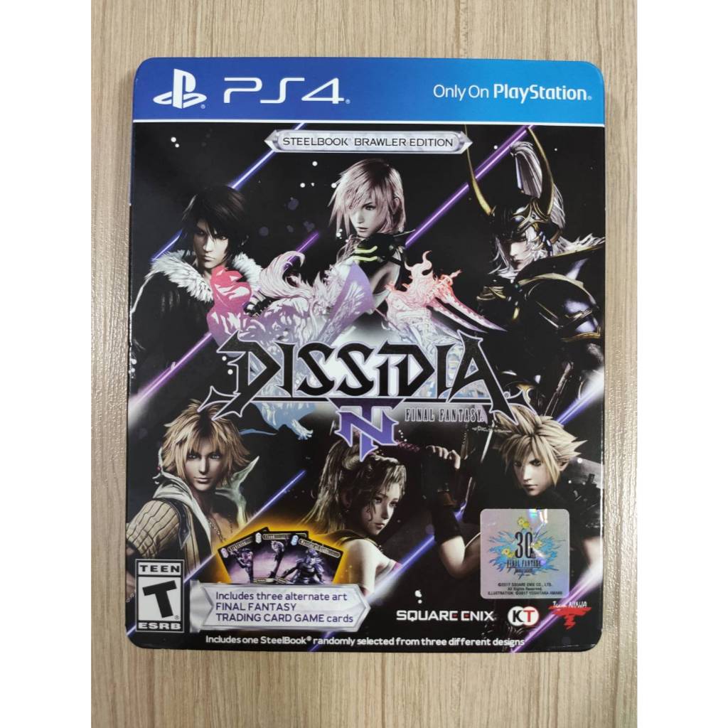 มือสอง PS4 Dissidia Final Fantasy FF NT Steelbook Brawler Edition Zone All Eng กล่องเหล็ก สภาพดี