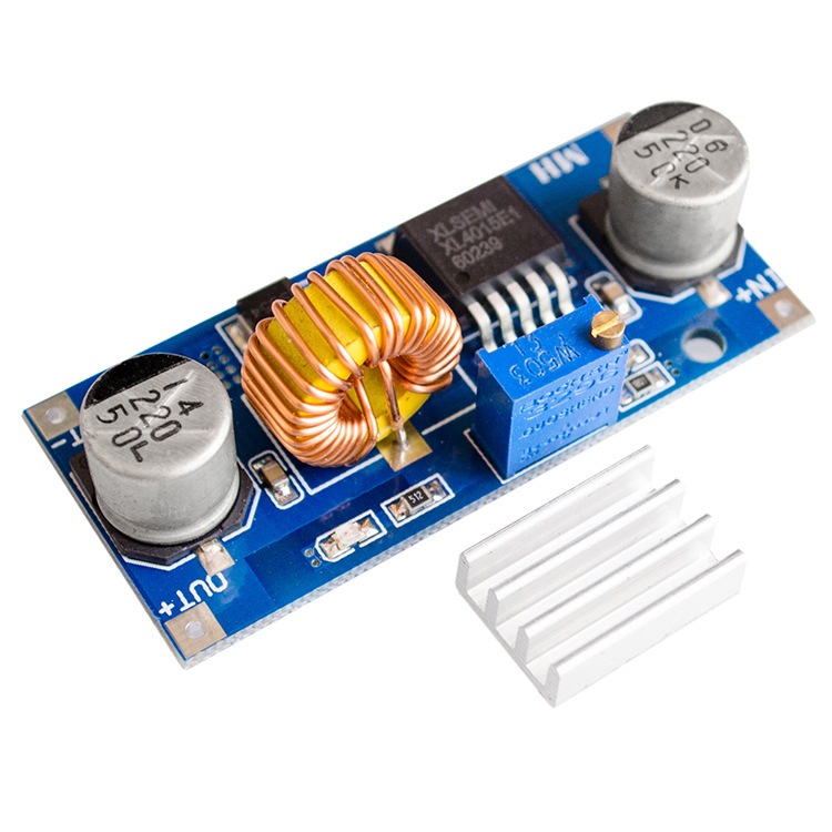 ตัวลดแรงดันไฟ XL4015 E1 DC-DC Stepdown BUCK Converter Module DC 4-38V 75W 5A