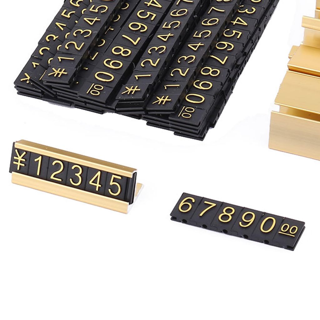 16 ชุด โลหะ เซตป้ายราคา ป้ายราคาสินค้า minimal ป้ายราคาเครื่องประดับ ป้ายราคาเสื้อผ้า