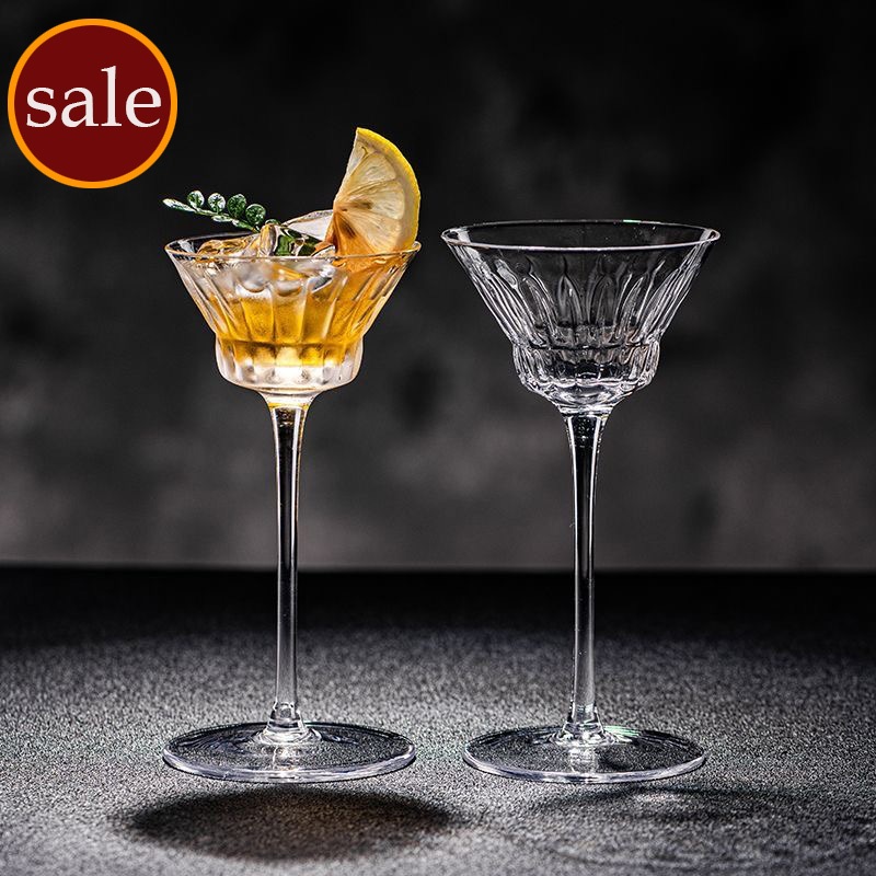 แก้วค็อกเทล ทรงาสูง Martini glass Cocktail 110ml แก้วคริสตัล แก้วแชมเปญ
