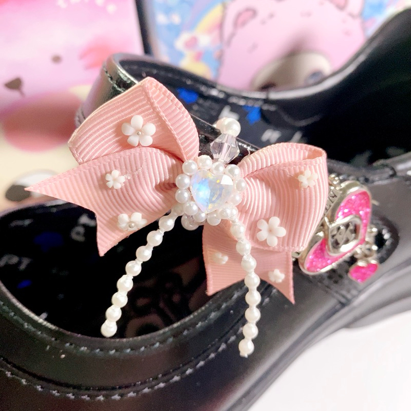 ｡✿*ﾟ Shoe strap ･✿.｡ สายรัดรองเท้า cute princess bow V.2 | Chanis Store