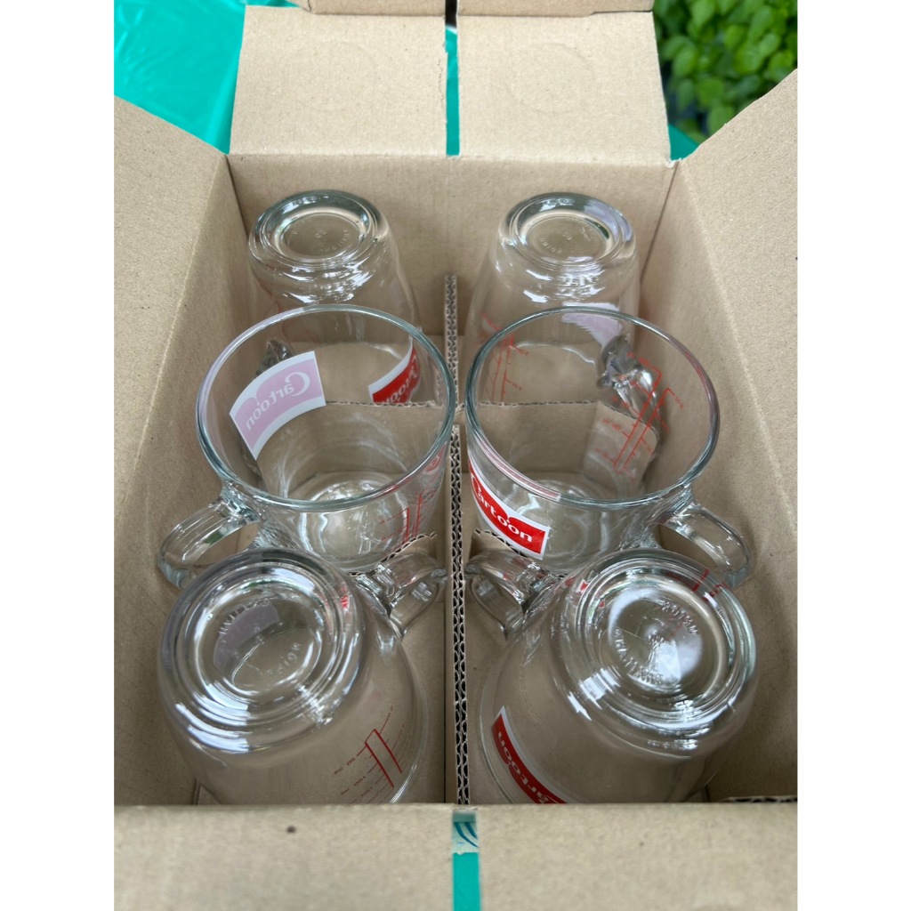 (ราคาส่งยกลัง-6ใบ)แก้วตวงคาร์เนชั่น 8 ออนซ์/250ml มีหูจับถนัดมือ สเกลสีแดงคมชัดไม่หลุดลอกง่าย ส่งไว 2-4 วันได้รับของ - รูปที่ 4
