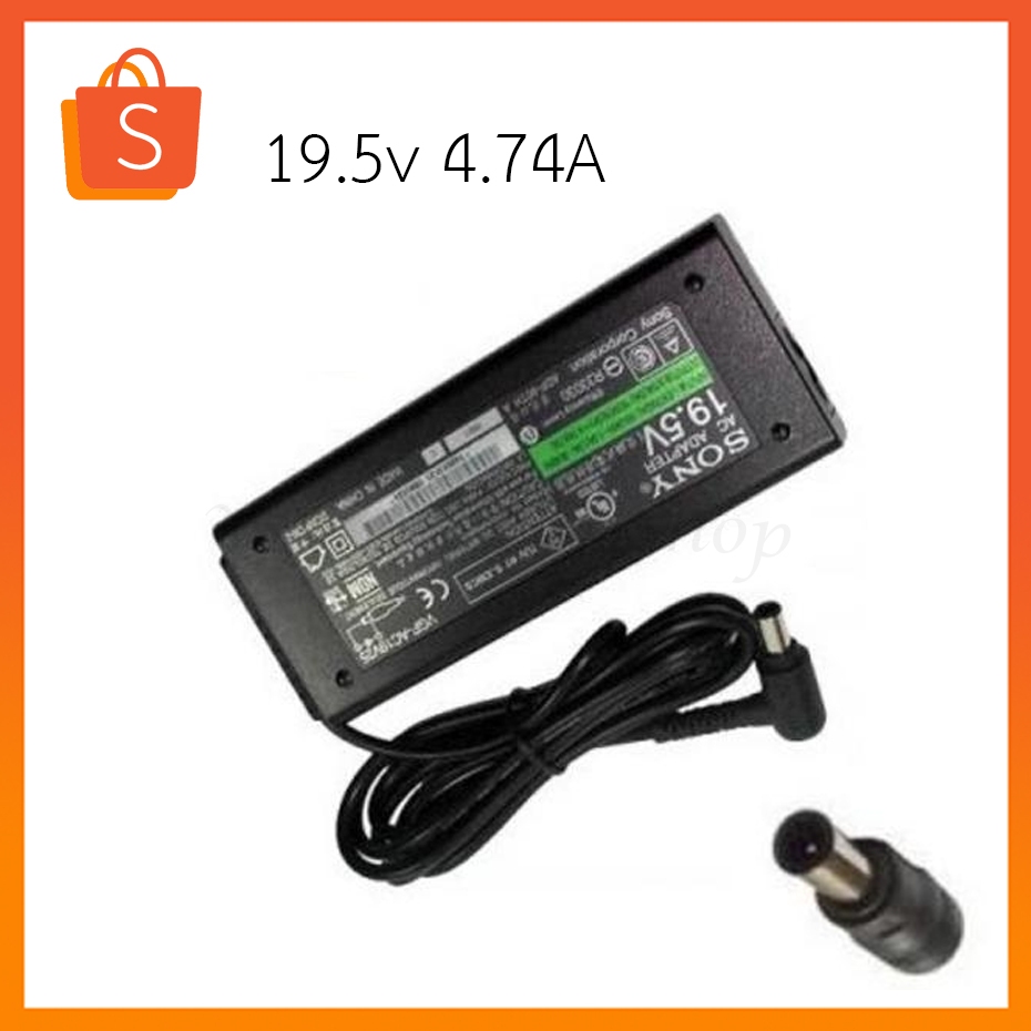 Sony 19.5v 4.74A Laptop Adapter Charger size: 6.5 mm * 4.4 mm