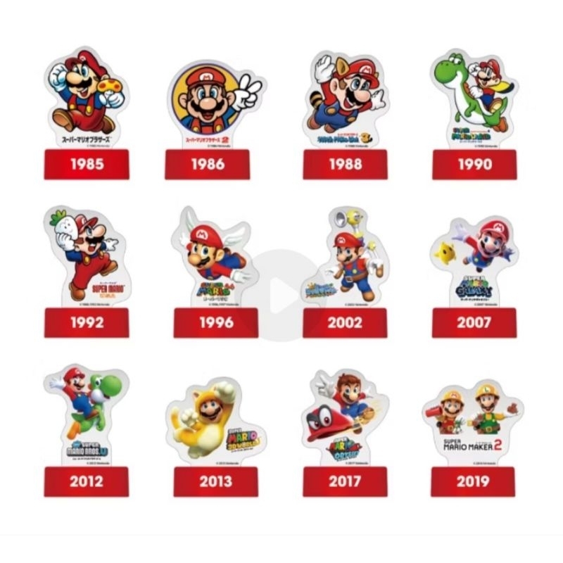 SUPER MARIO 35th ANNIVERSARY ACRYLIC DISPLAY FIGURE  7-11 (มือ 2)