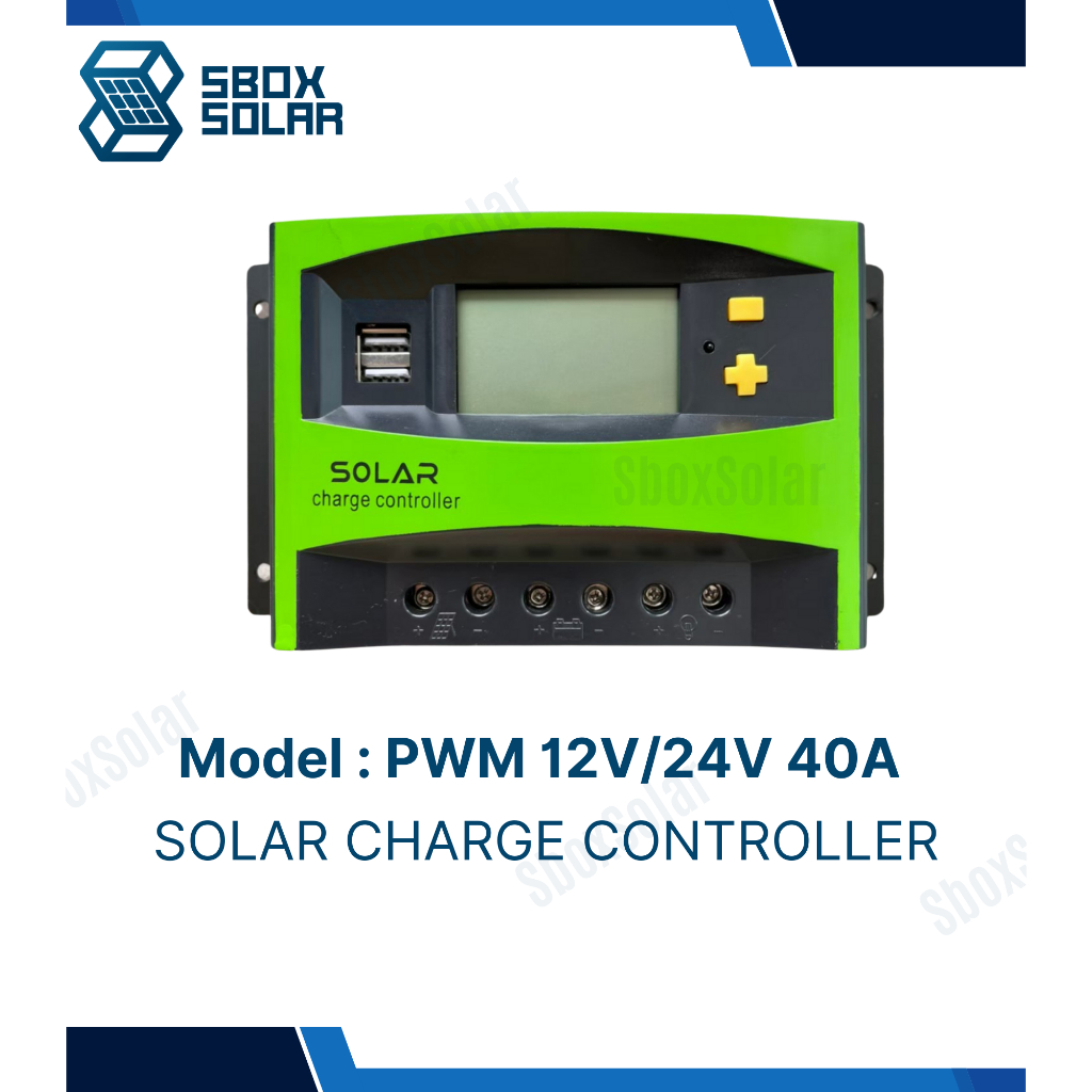 Solar Charge Controller PWM 12v/24v 40A