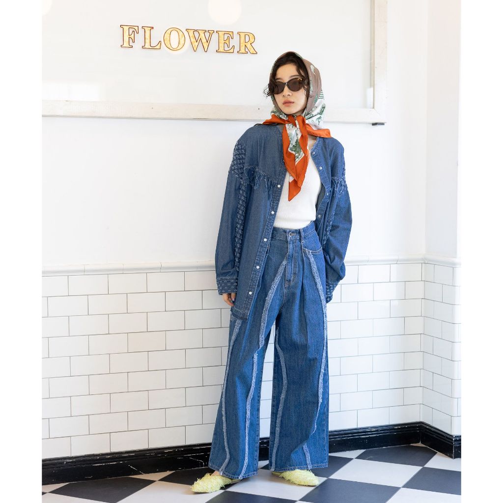 [NKJ 2024AW] REMAKE DENIM SHIRT