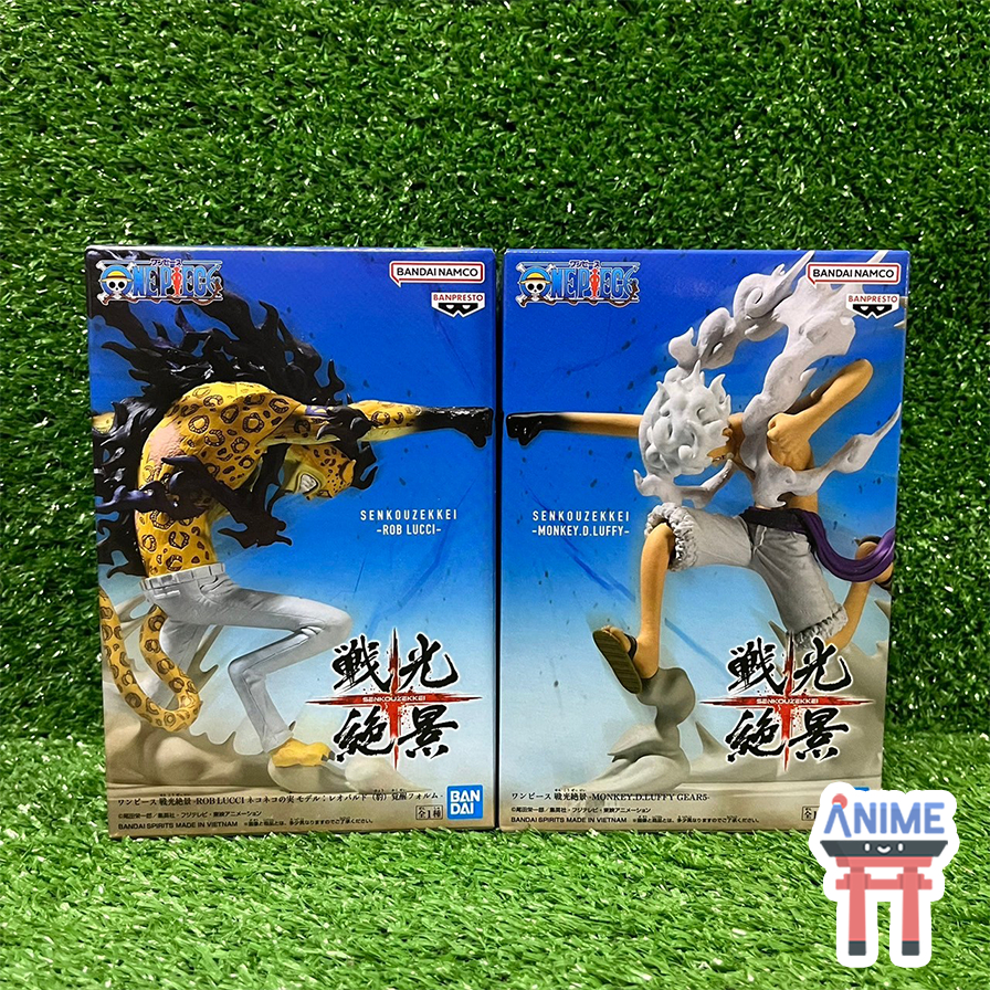 [พร้อมส่ง] One Piece - Monkey D. Luffy / Rob Lucci - Senkou Zekkei - Gear 5 (Banpresto) figure วันพีซ ลูฟี่ ฟิกเกอร์