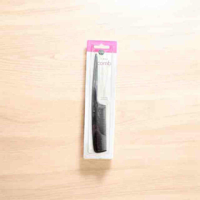 COMB BARBER หวีปลายแหลม ( สีดำ )