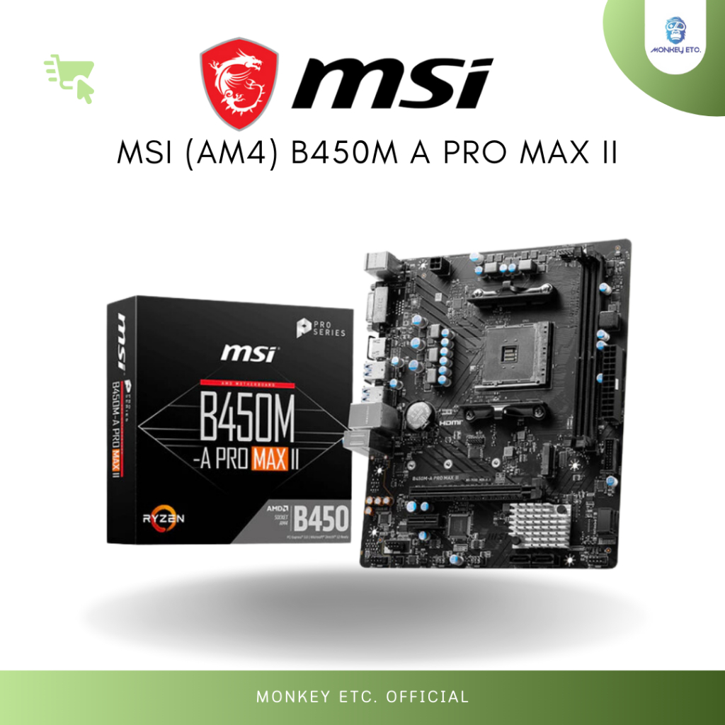 MSI (AM4) B450M A PRO MAX II - A0160324