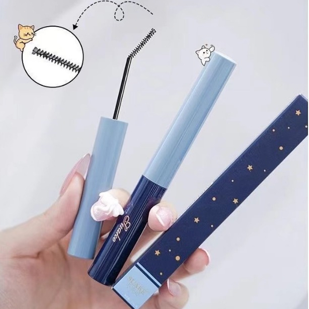 Windind Mascara มาสคาร่าหัวแปรงบาง กันน้ําและไม่เปื้อนง่าย กันน้ําและไม่เปื้อนง่าย