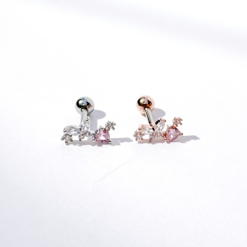 จิวต่างหูเกาหลี More Than Piercing: A056 Miss Butterfly