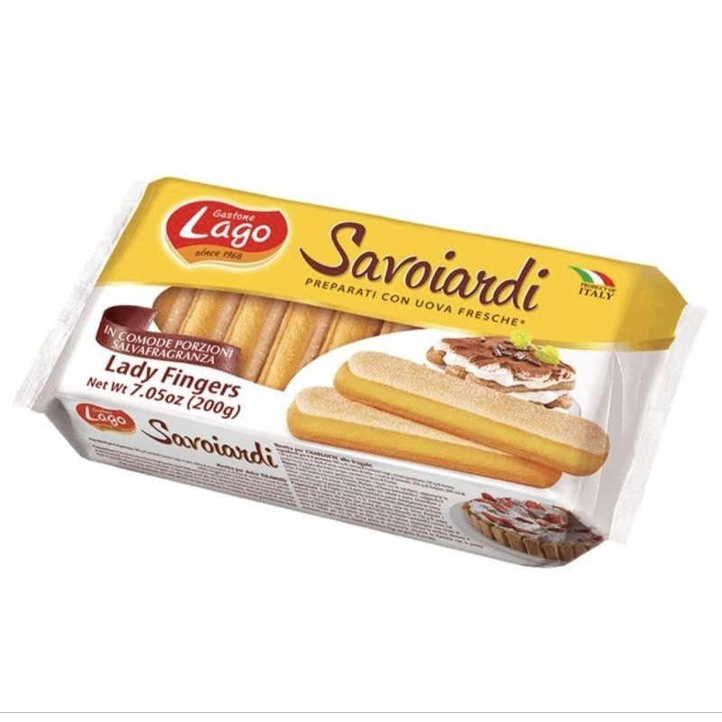Savoiardi Lady finger เลดี้ฟิงเกอร์ขนาดมาตรฐาน 200กรัม (24ชิ้น) จากอิตาลี🇲🇱✨❣️