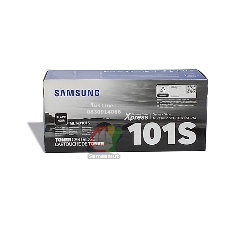 Original Samsung MLT-D101S หมึก ของแท้ 100% ML2160  2165 2160W  2165W  2168W SCX3400 3405 3405F สีดำ