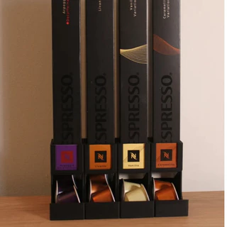 ที่ใส่แคปซูล Nespresso Original พร้อมช่องใส่ป้ายชื่อ ☕🖤 Nespresso Original Pod Dispenser with label Slot