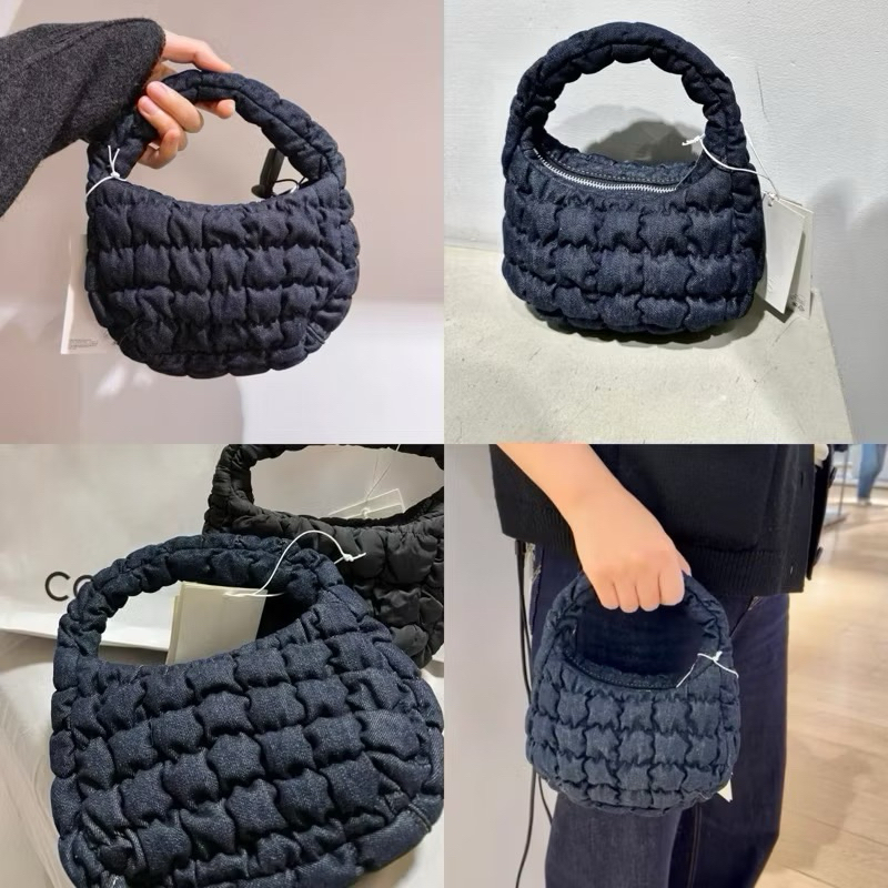 Cos Quilted Micro bag สี Denim มือสองสภาพดี